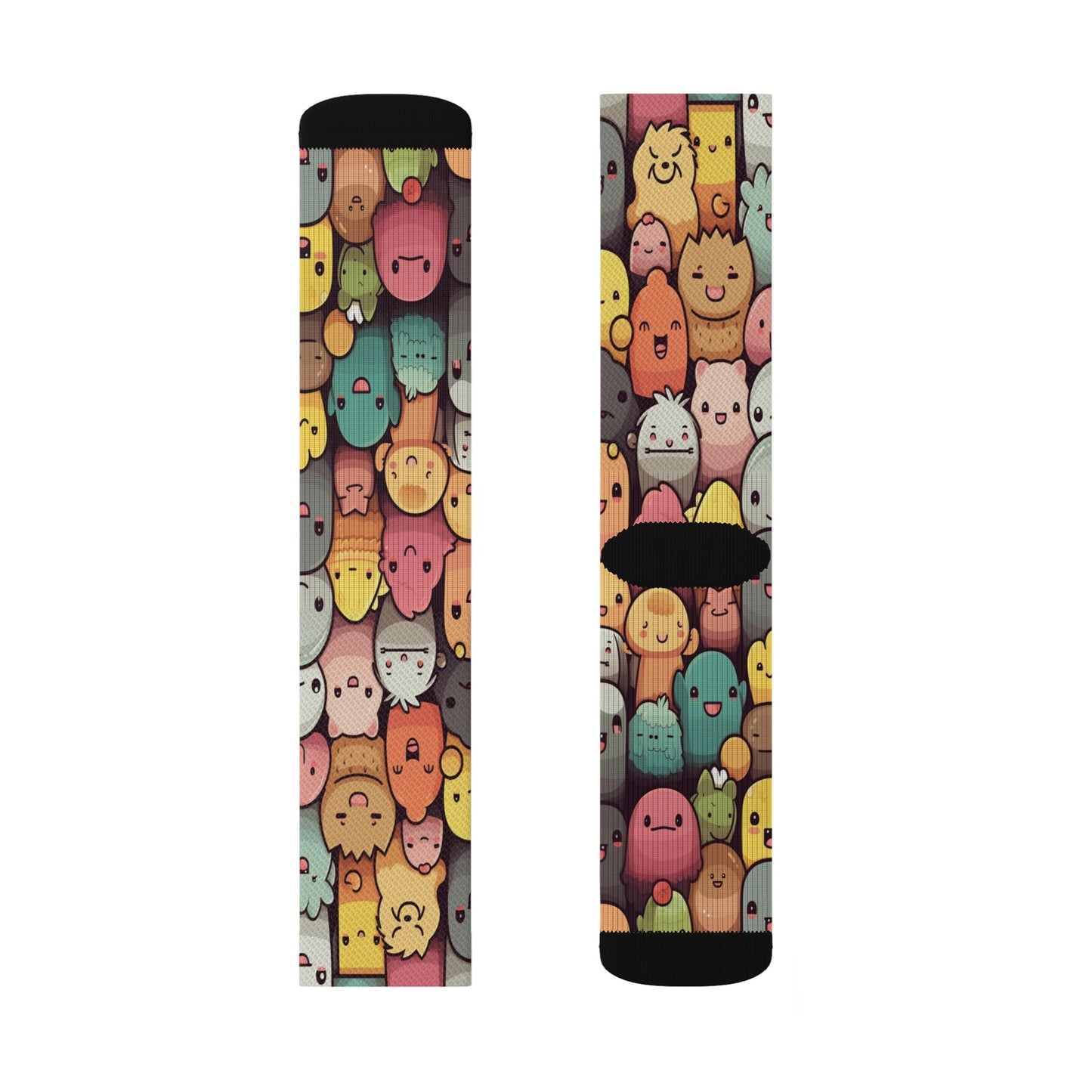 Cute Chibi Farm Socks - Dope Sox All Over Prints