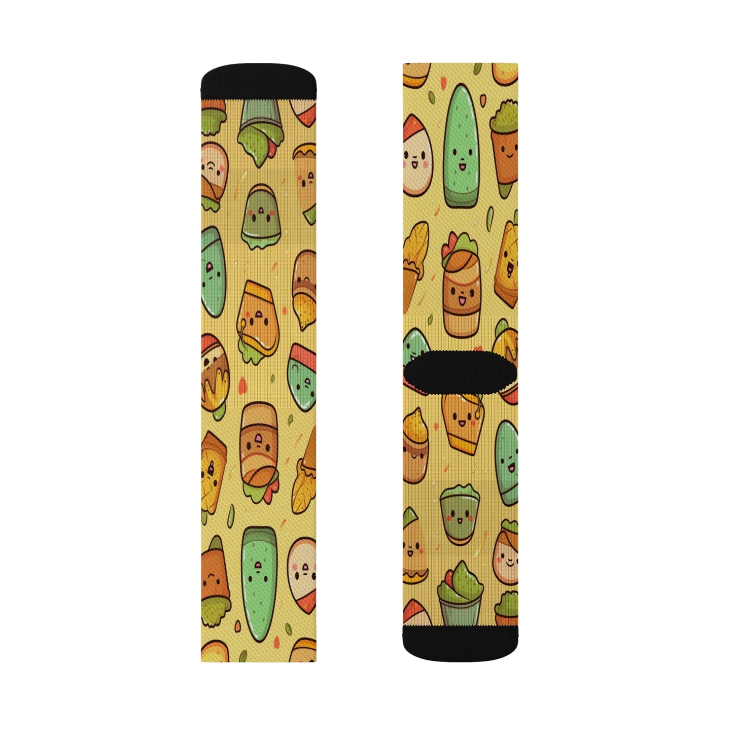 Cute Chibi Socks - Dope Sox All Over Prints
