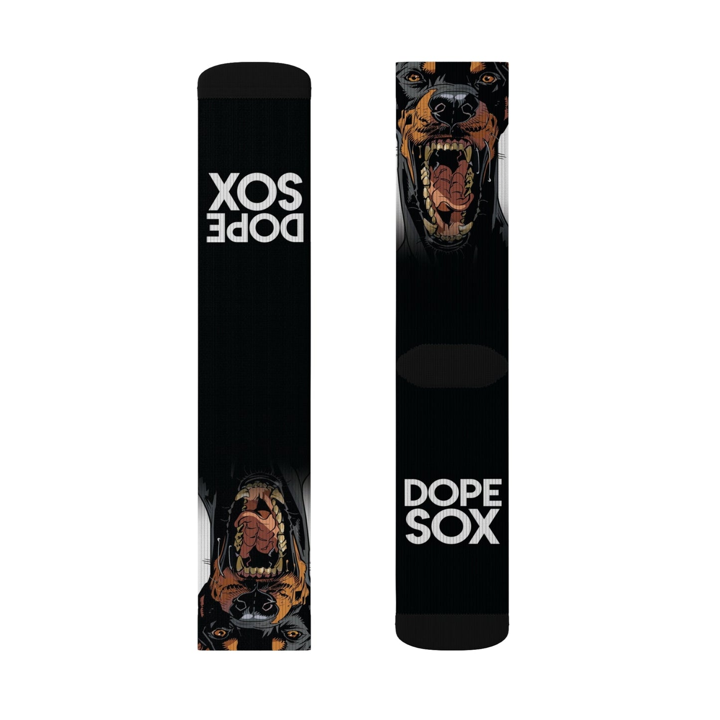 Dobermann Graphic Socks - Dope Sox All Over Prints