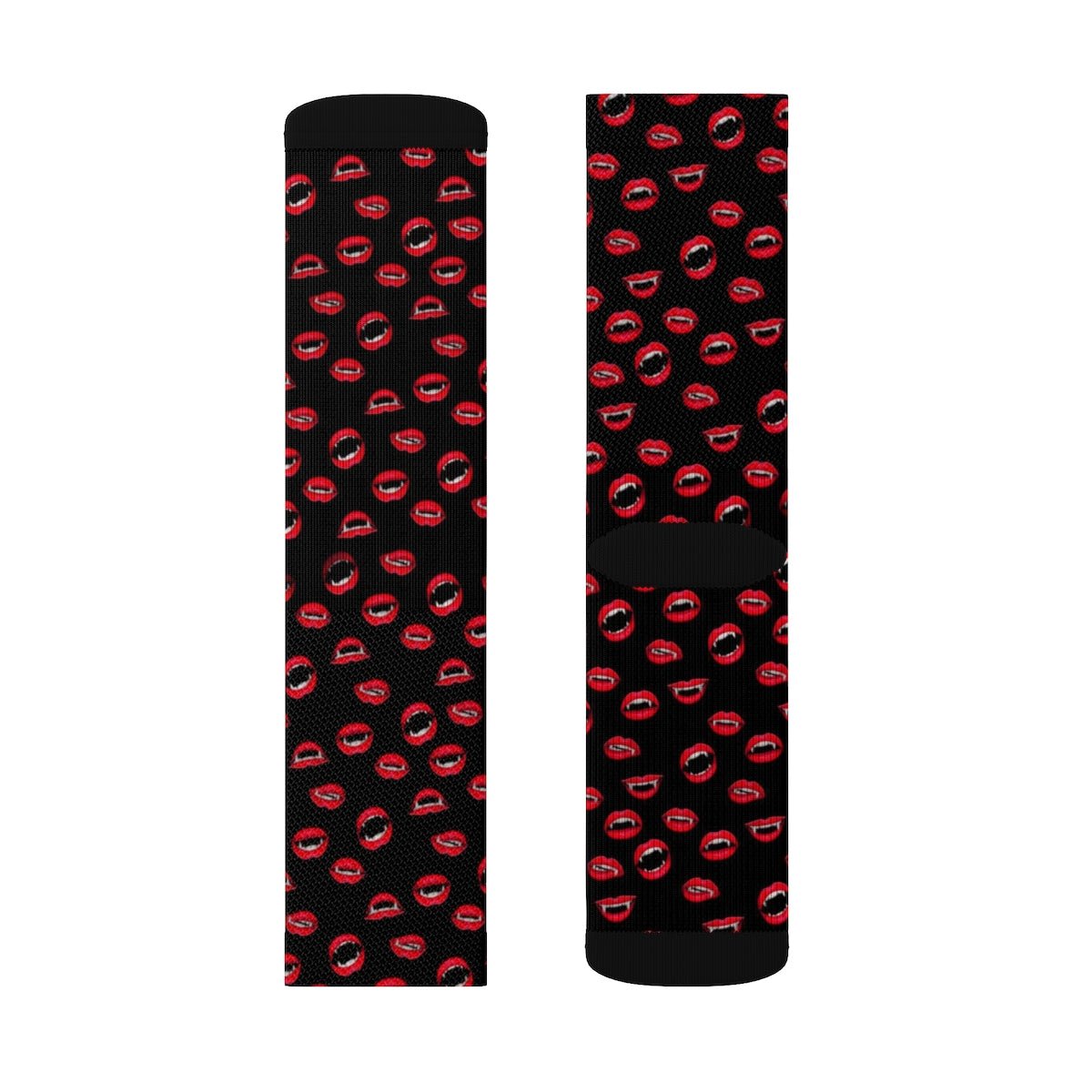 Sexy Vampire Lips Socks - Dope Sox