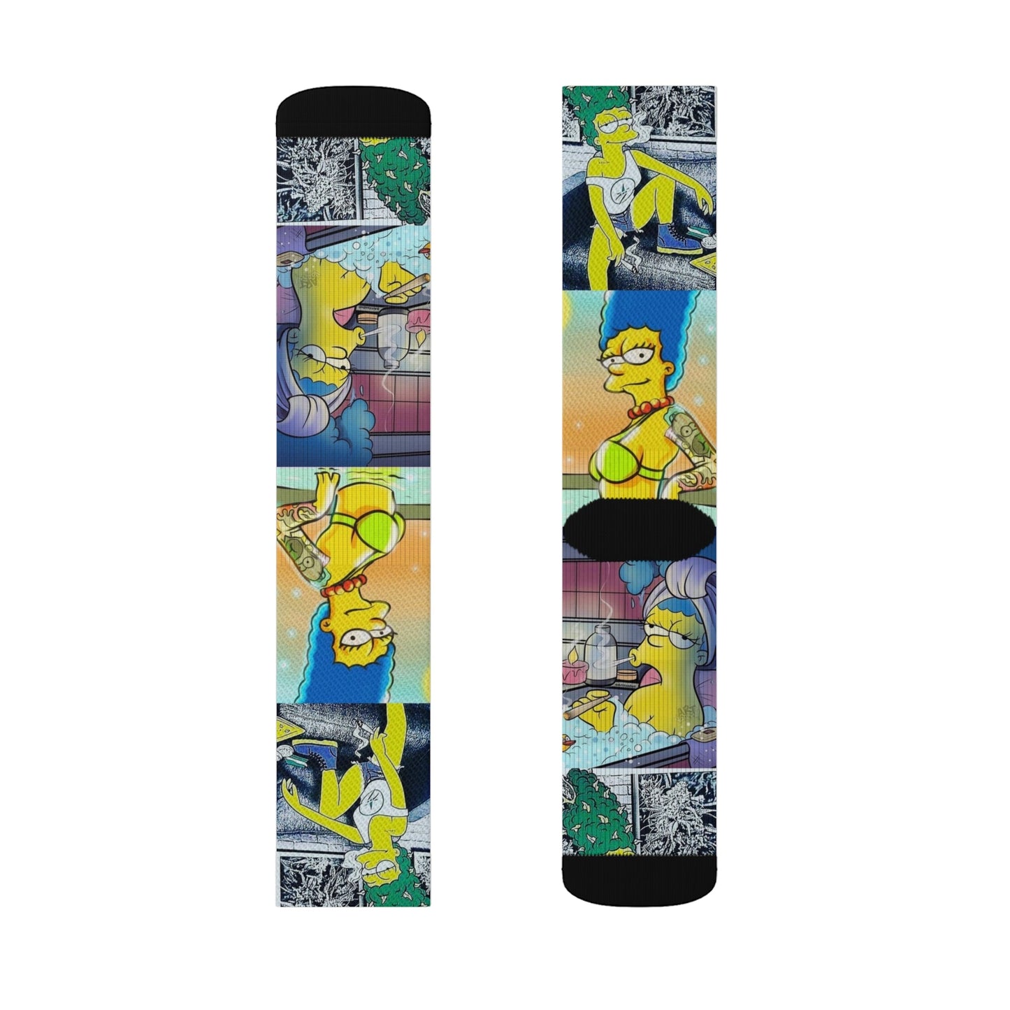 Smoke and Relax Printed socks - Dope Sox All Over Prints