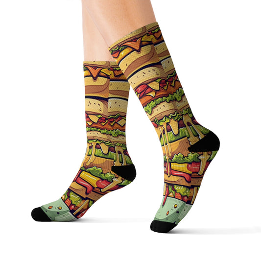 Burger Socks - Dope Sox All Over Prints