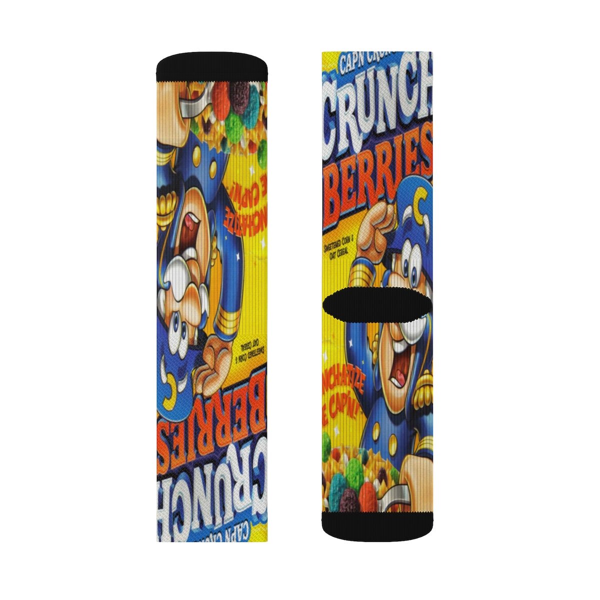 Captain Crunch Berries Graphic Socks - Dope Sox All Over Prints