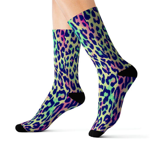 Cheetah Print socks - Dope Sox All Over Prints