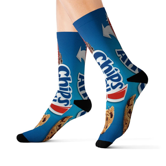 Chips Ahoy Graphic socks - Dope Sox All Over Prints