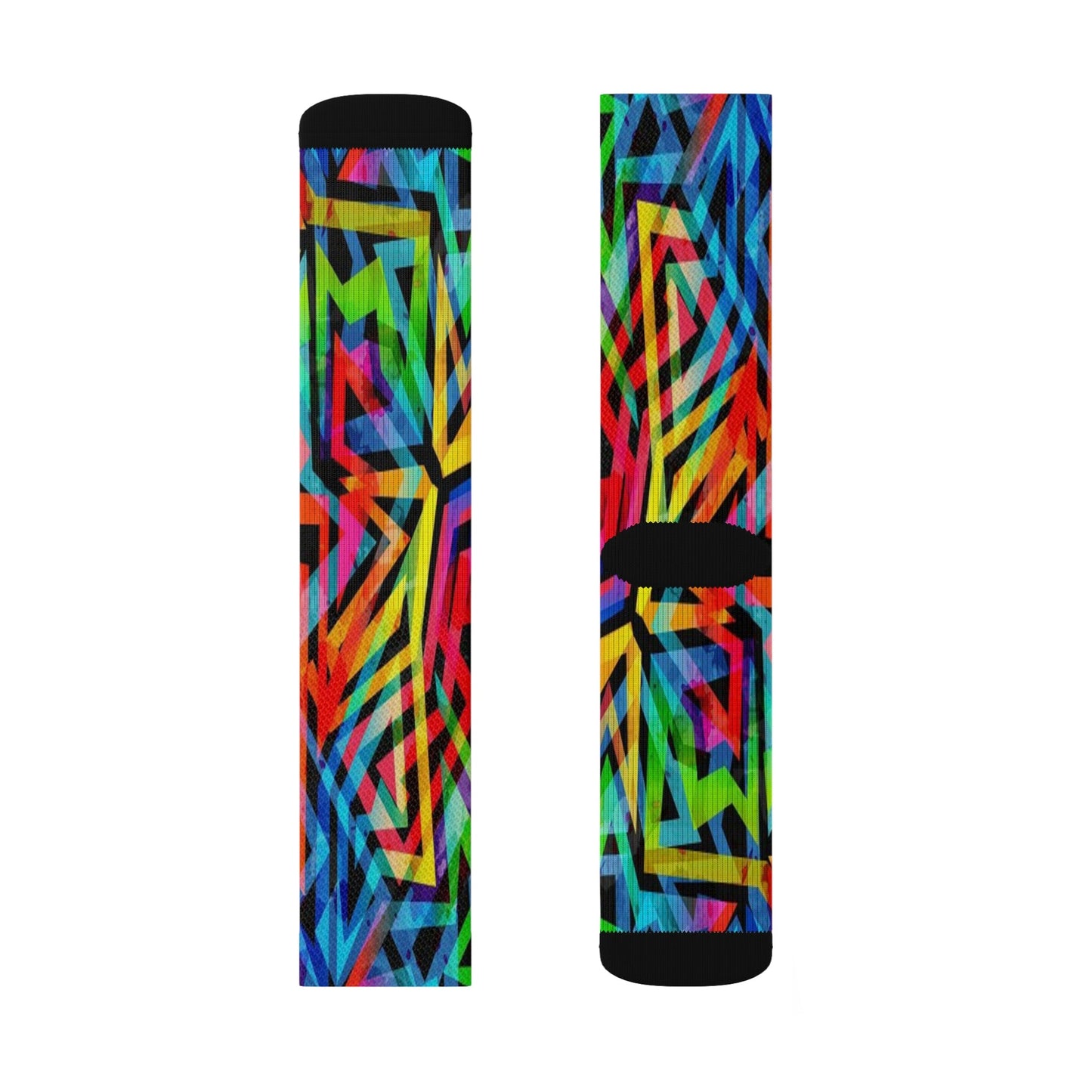 Cool abstract Color socks - Dope Sox All Over Prints