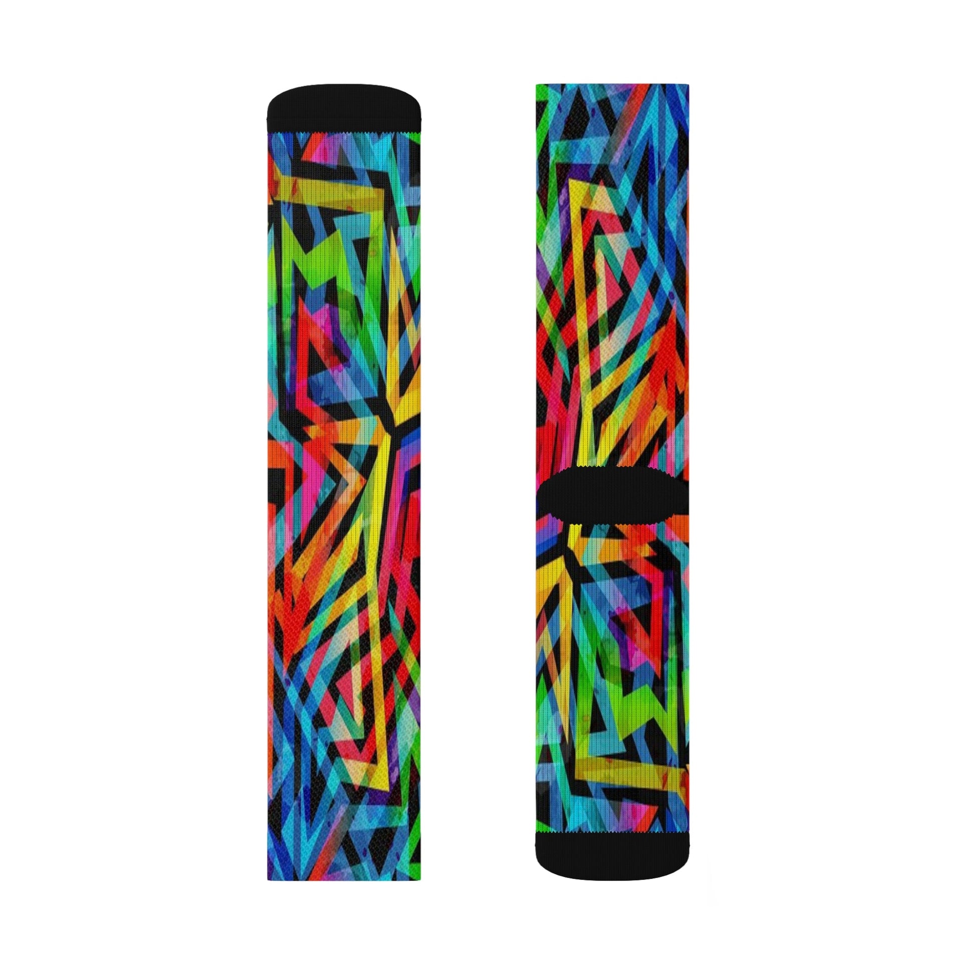 Cool abstract Color socks - Dope Sox All Over Prints
