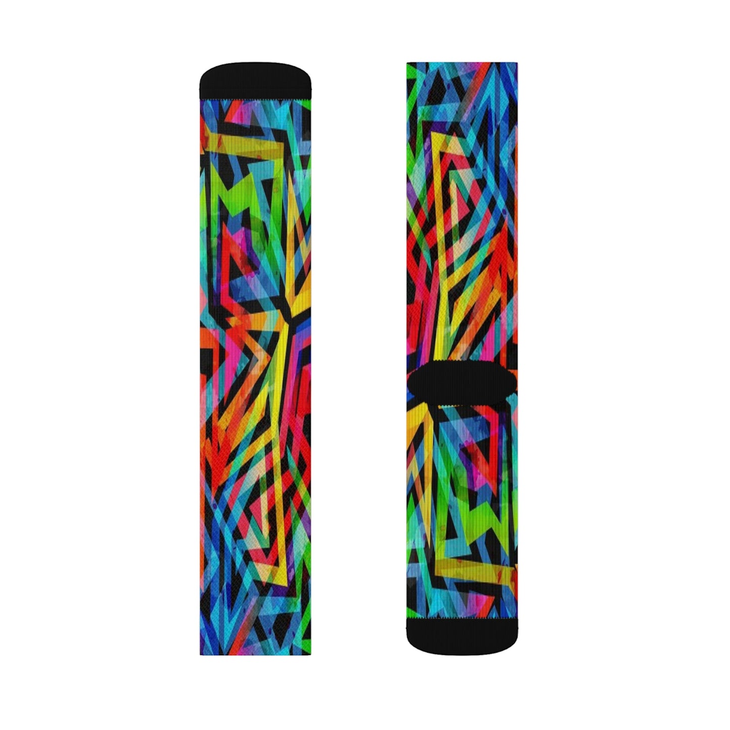 Cool abstract Color socks - Dope Sox All Over Prints