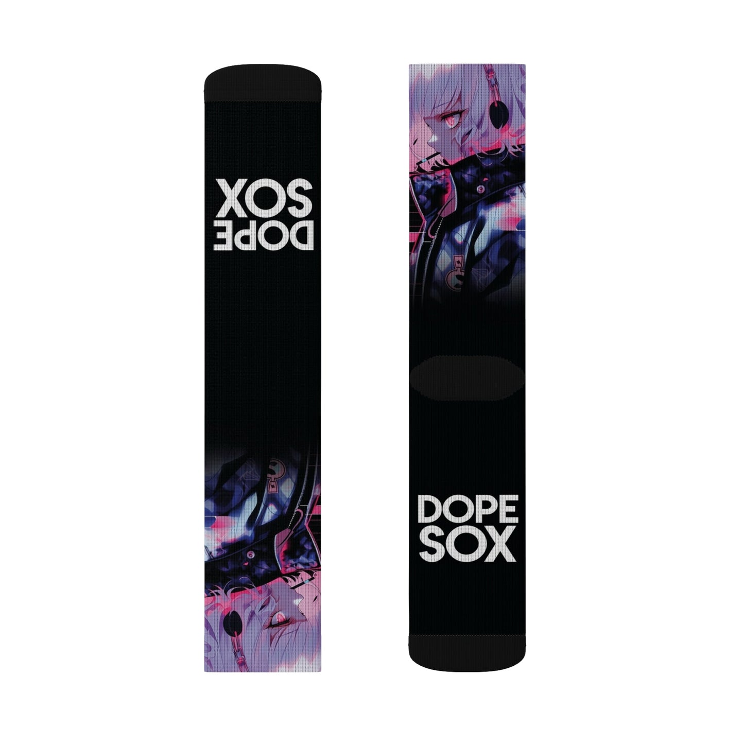 Cute Anime Socks - Dope Sox All Over Prints