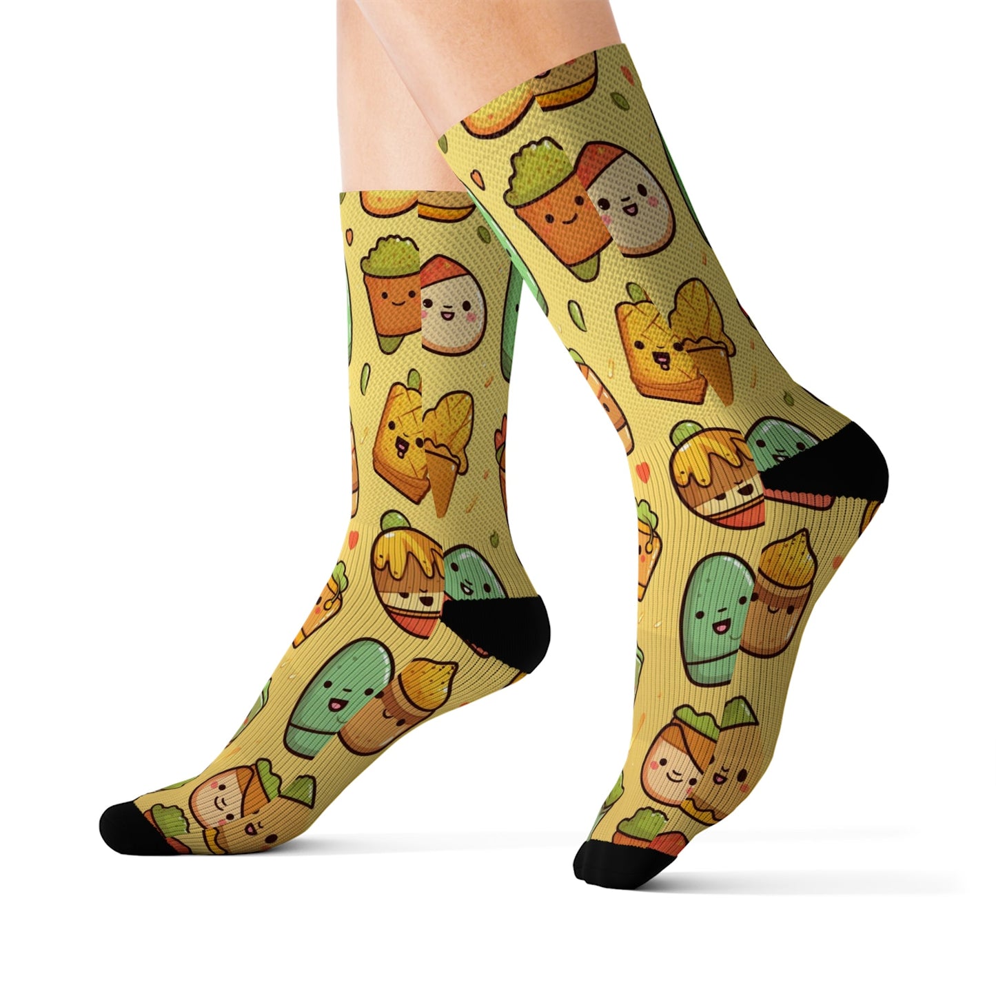 Cute Chibi Socks - Dope Sox All Over Prints