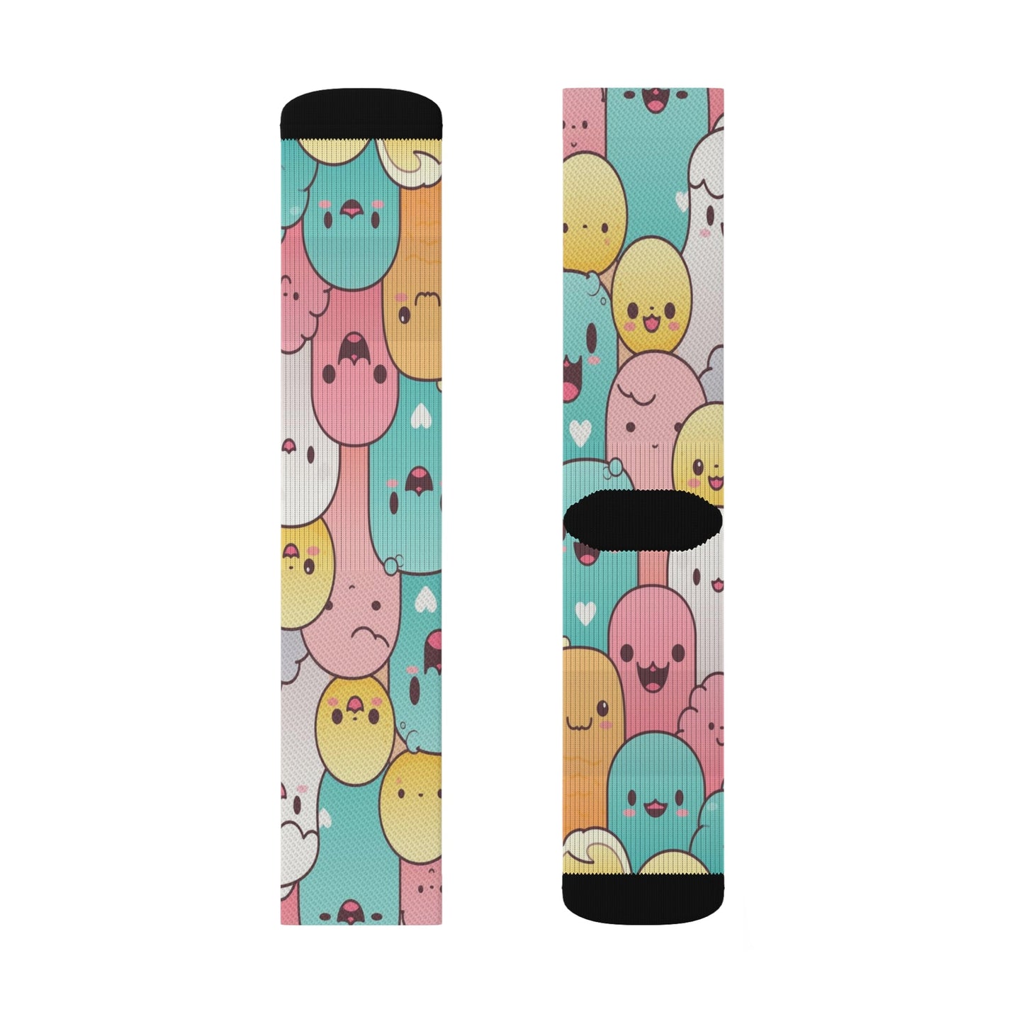 Cute Chibi Socks - Dope Sox All Over Prints