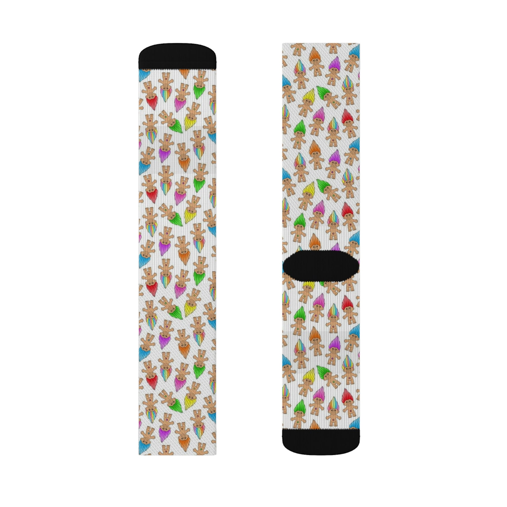 Cute Troll Pattern Socks - Dope Sox All Over Prints