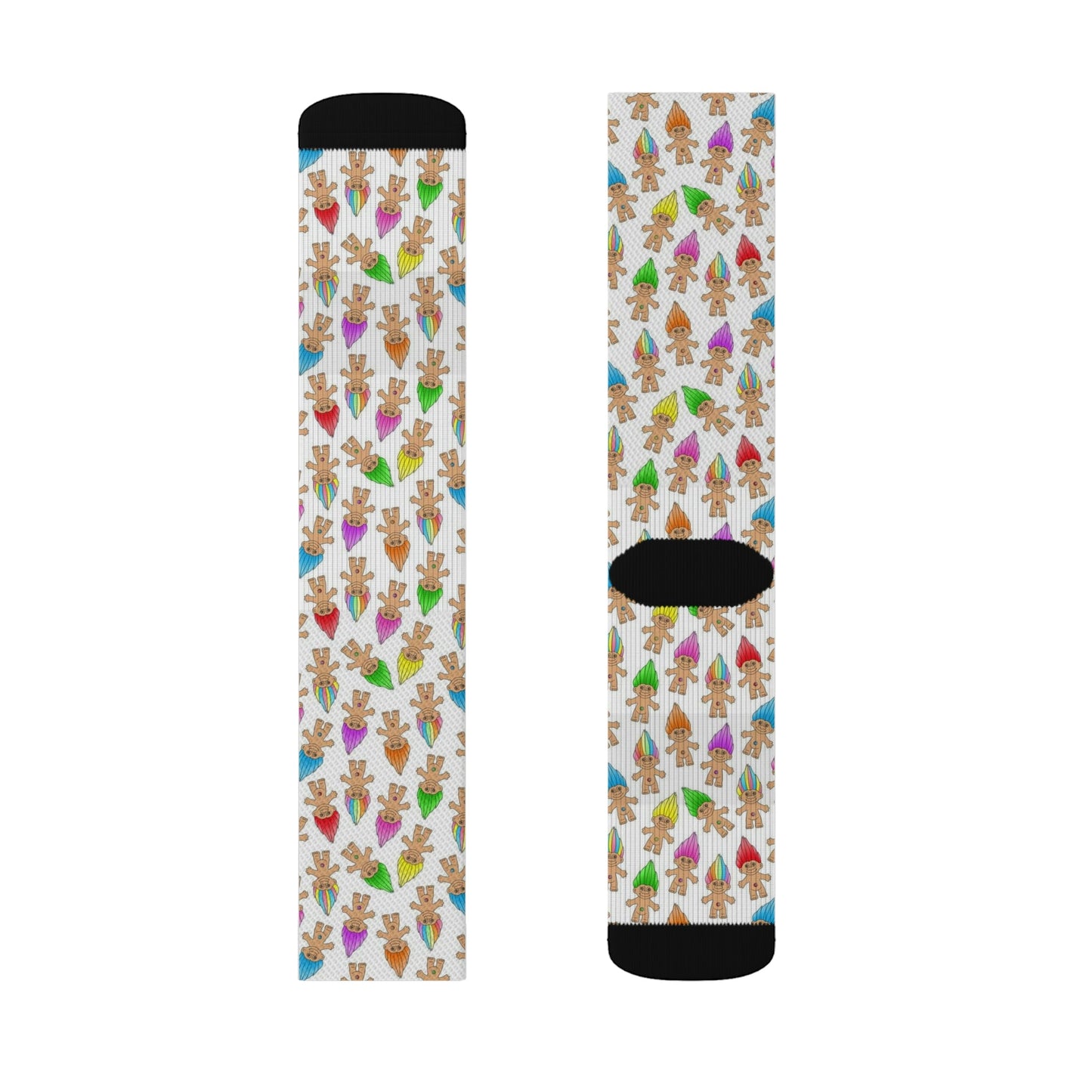 Cute Troll Pattern Socks - Dope Sox All Over Prints