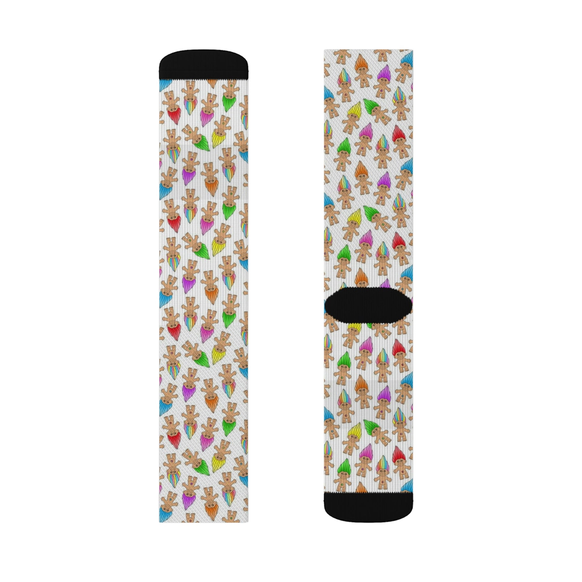 Cute Troll Pattern Socks - Dope Sox All Over Prints