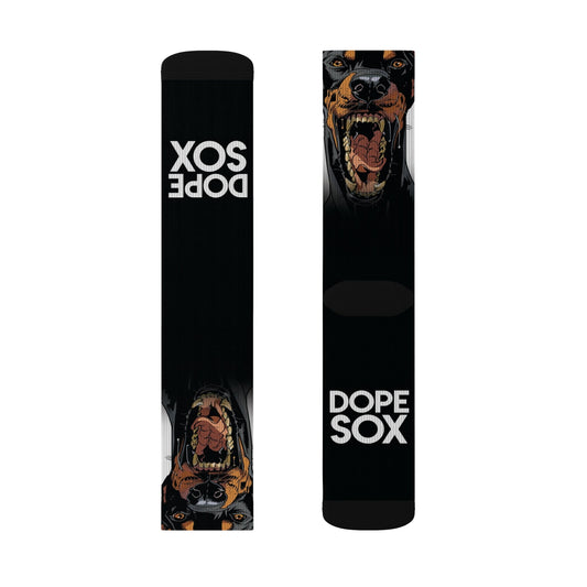 Dobermann Graphic Socks - Dope Sox All Over Prints