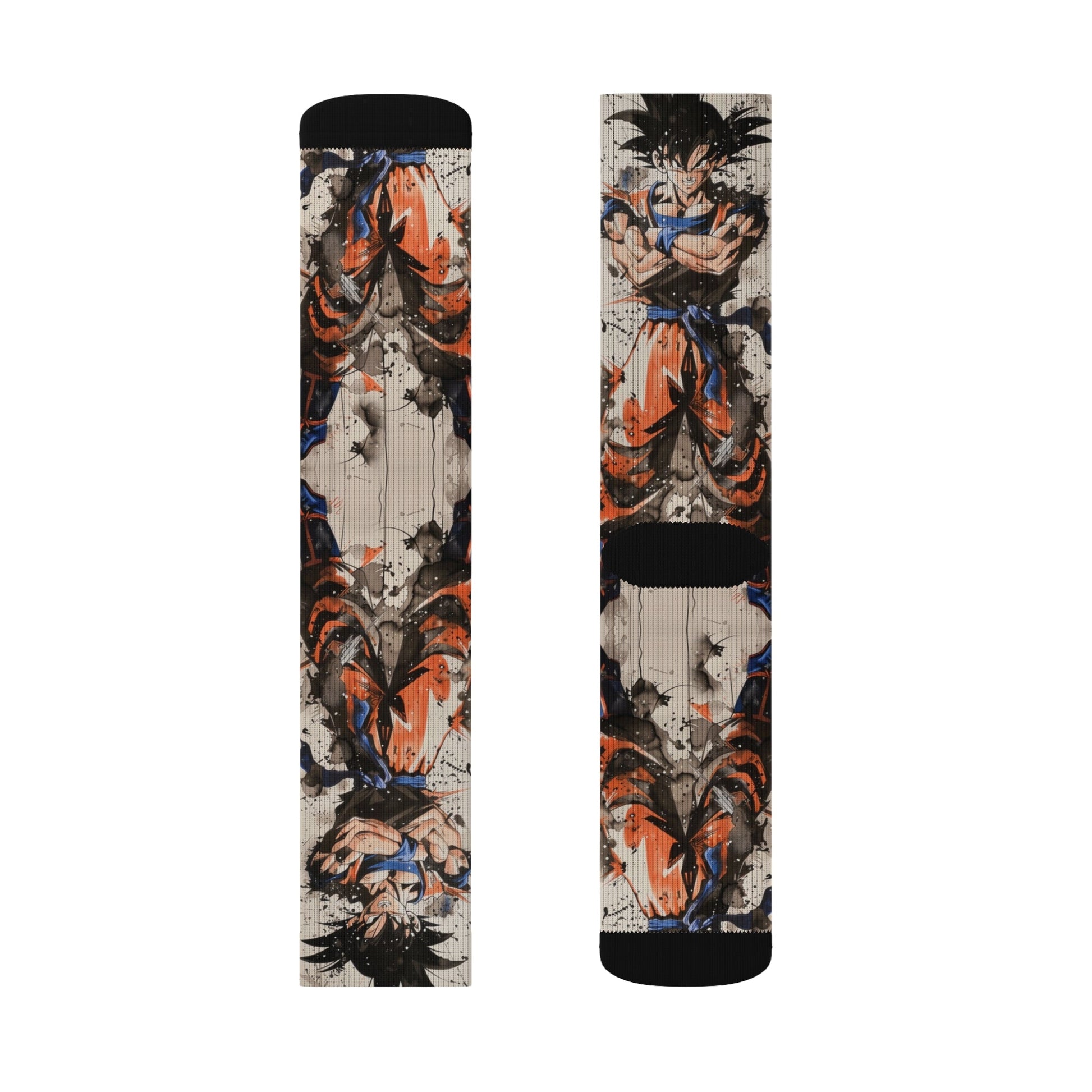 Goku Water Color Socks - Dope Sox All Over Prints