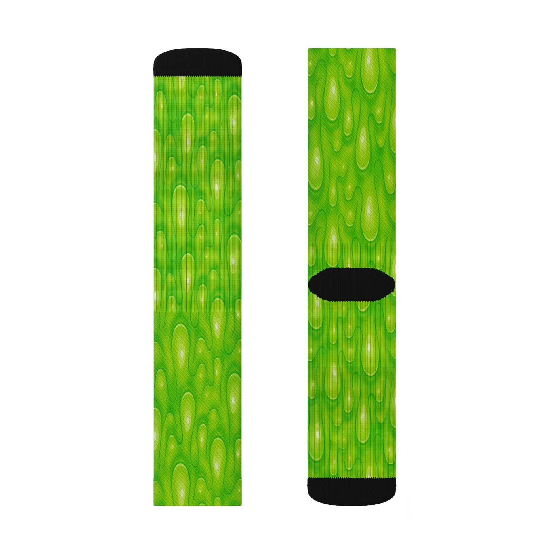Green Ooze Printed socks - Dope Sox All Over Prints