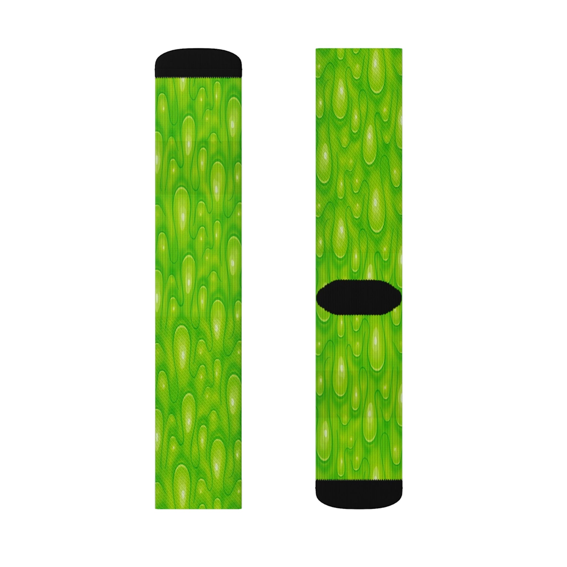 Green Ooze Printed socks - Dope Sox All Over Prints