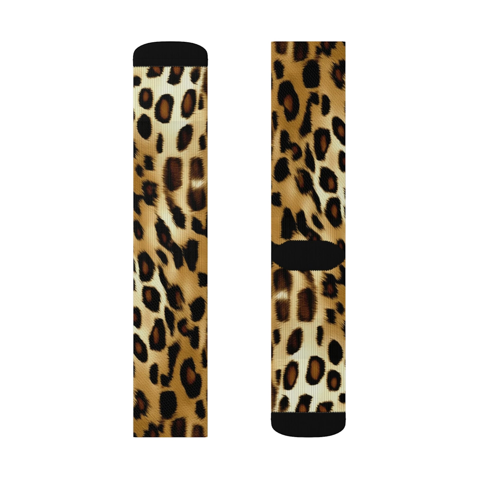 Leopard Printed crew socks - Dope Sox All Over Prints