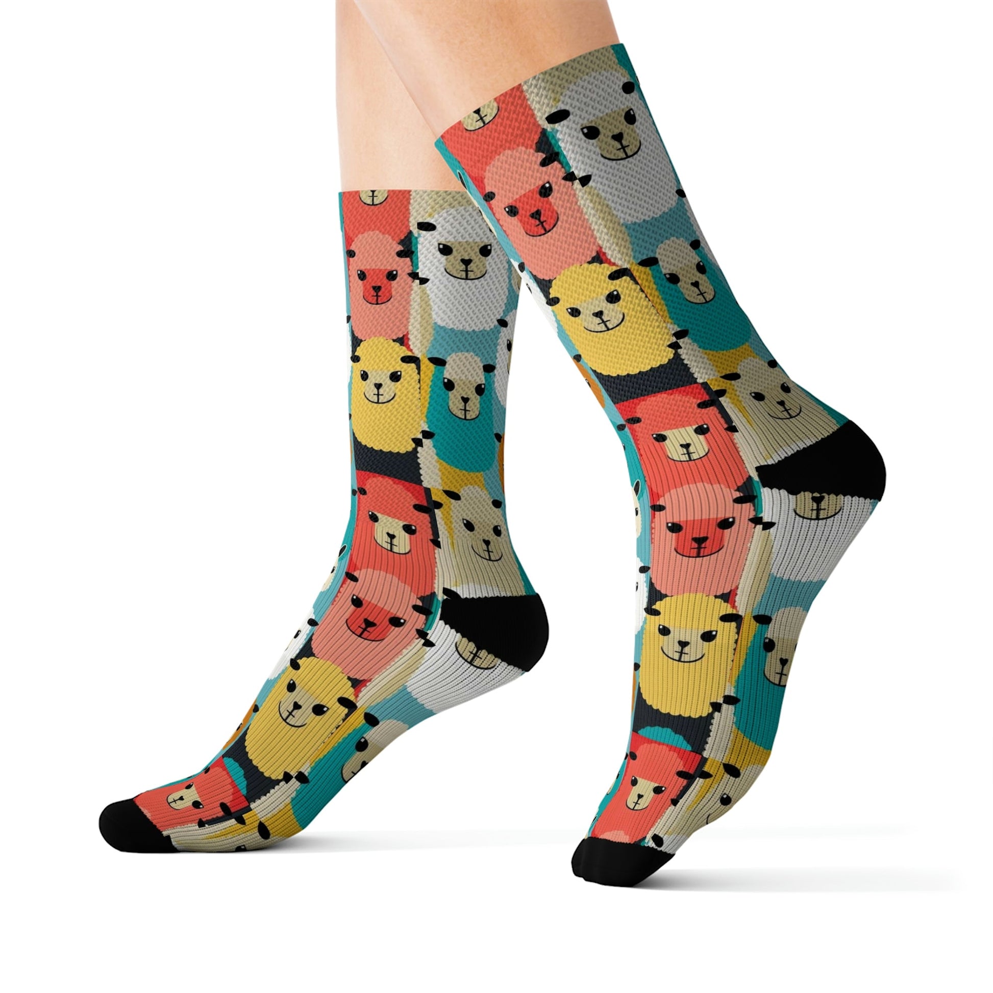 Llama Printed socks - Dope Sox All Over Prints