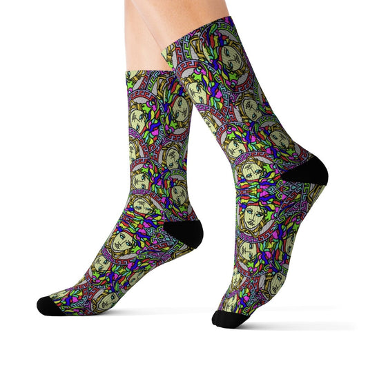 Medusa crew socks - Dope Sox