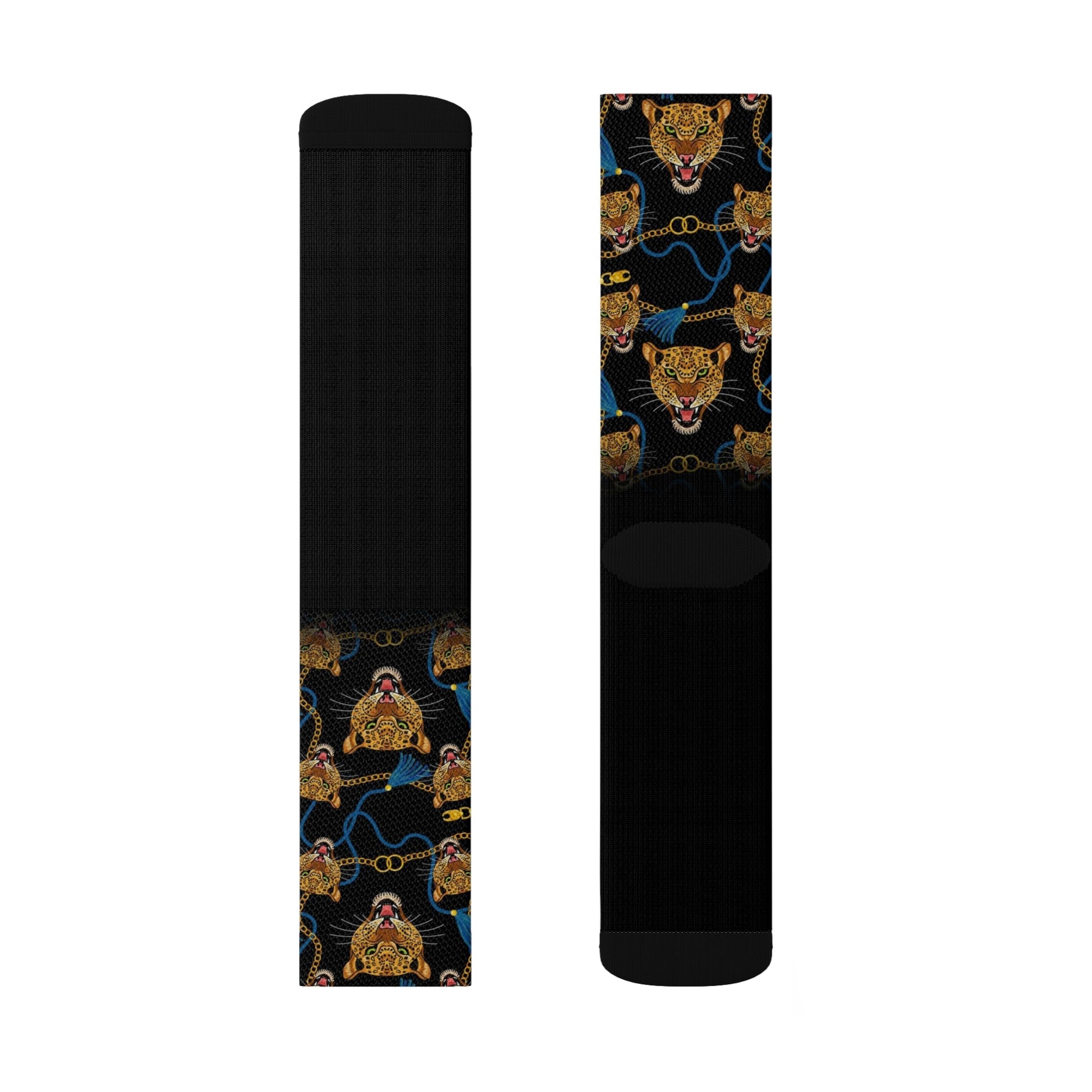 Tiger Printed Luxury Socks - Dope Sox All Over Prints