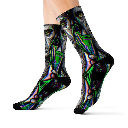 Tony Montana Graphic socks - Dope Sox All Over Prints