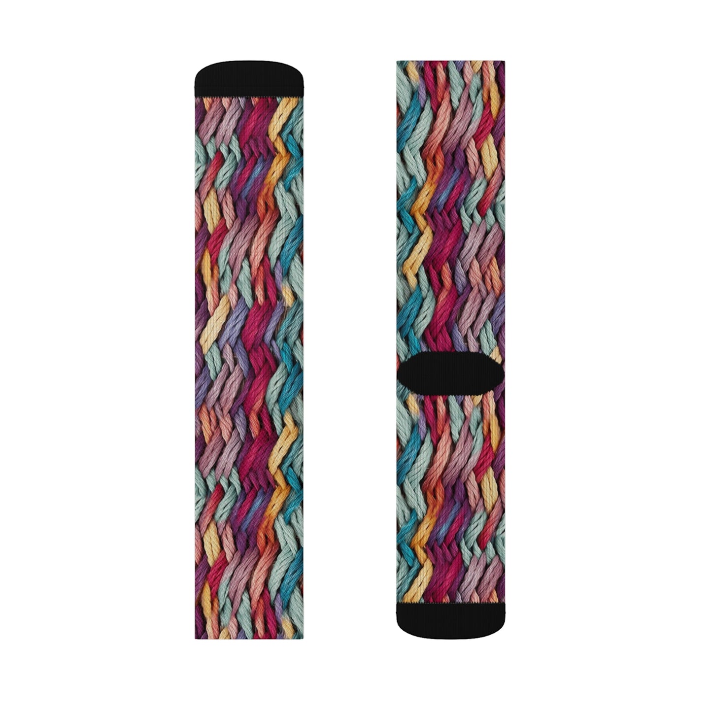 Yarn Pattern Socks - Dope Sox All Over Prints